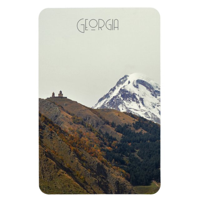 Georgia, mount Kazbegi Magnet (Vertical)