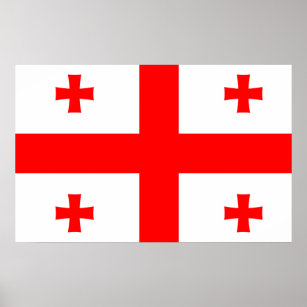 Georgia National World Flag Poster