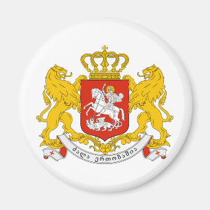 Georgia Official Coat Of Arms Heraldry Symbol Magnet