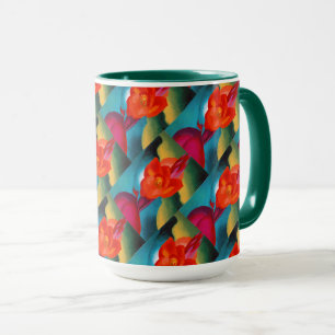 Georgia O'Keefe 1919 Red Canna Mug