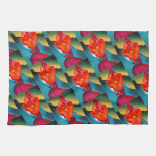 Georgia O'Keefe 1919 Red Canna Tea Towel