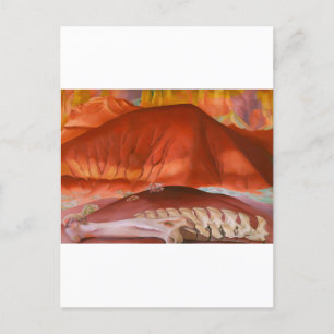 georgia o'keeffe art postcard