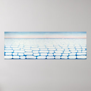 Georgia O'Keeffe -  Sky Above Clouds IV - 1965 Poster