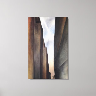 Georgia O'Keeffe - Street of New York II Canvas Print