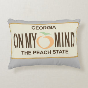Georgia on my mind decorative cushion