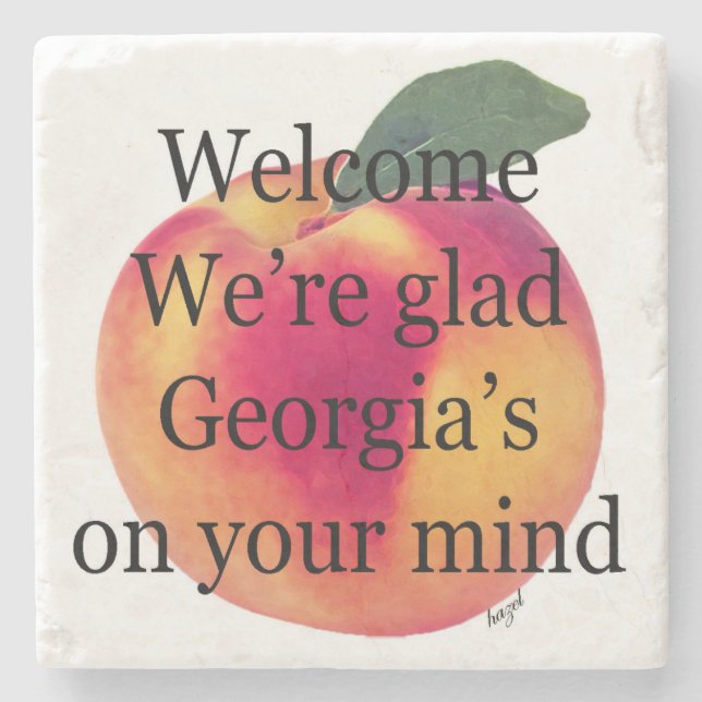 Georgia On Your Mind, Stone Coaster (Front)