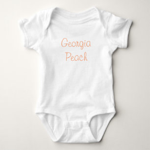 Georgia Peach Baby Bodysuit