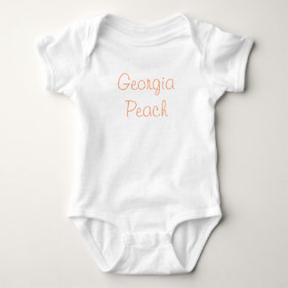Georgia Peach Baby Bodysuit