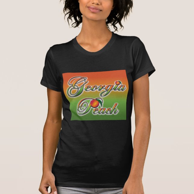 Georgia Peach - Cursive T-Shirt (Front)