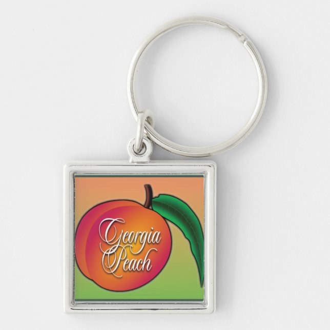 Georgia Peach Key Ring (Front)