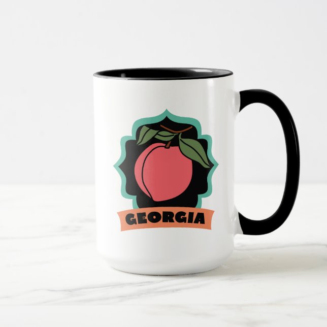 Georgia Peach Logo Mug (Right)