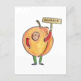 Georgia Peach Postcard