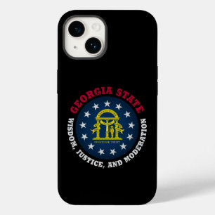 GEORGIA PEACH STATE FLAG Case-Mate iPhone 14 CASE