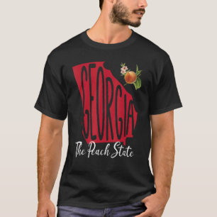 Georgia Peach State Southern Pride Home Grown Livi T-Shirt