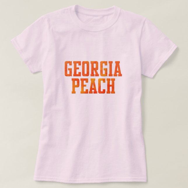 Georgia Peach T-Shirt (Design Front)