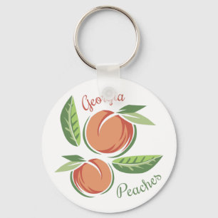 Georgia Peaches Key Ring
