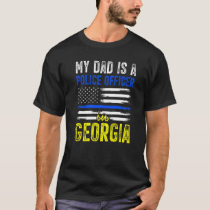 Georgia Police Officer Dad   T-Shirt