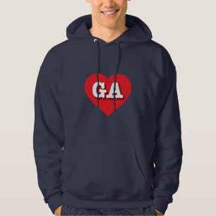 Georgia Red Heart - I love GA Hoodie