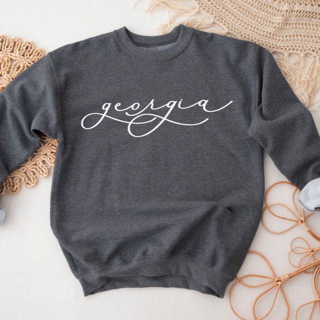 Georgia Script State Women’s Sweatshirt (Creator Uploaded)