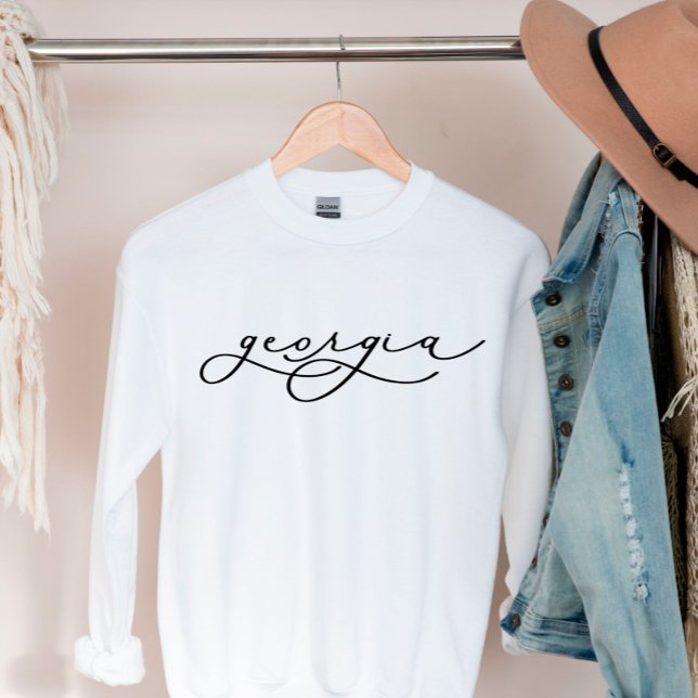 Georgia Script State Women’s Sweatshirt (Creator Uploaded)