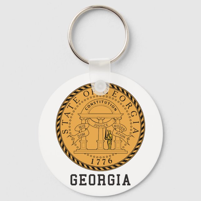 Georgia Seal Key Ring (Front)