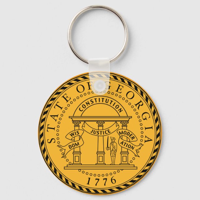 Georgia Seal Keychain (Front)