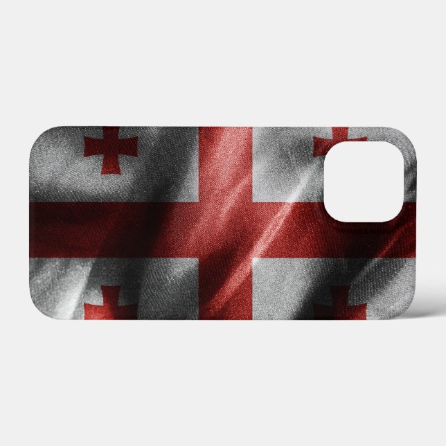 Georgia silk flag Case-Mate iPhone case (Back (Horizontal))