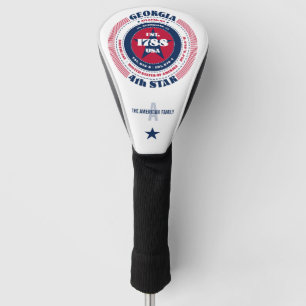 Georgia State Circle Custom Golf Head Cover