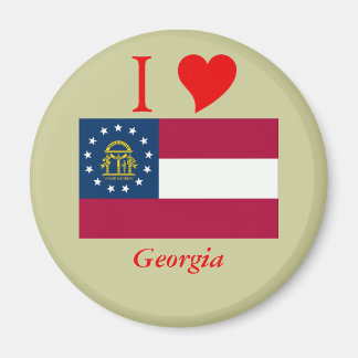 Georgia State Flag Magnet