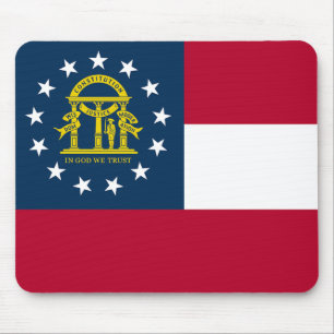 Georgia State Flag Mouse Pad