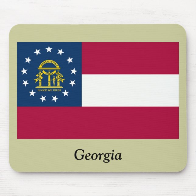 Georgia State Flag Mouse Pad (Front)