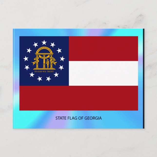 Georgia State Flag Postcard (Front)