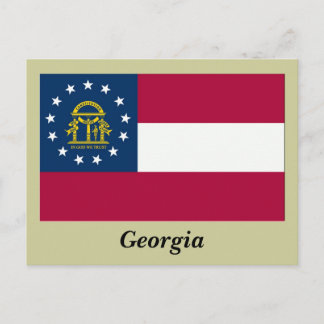 Georgia State Flag Postcard
