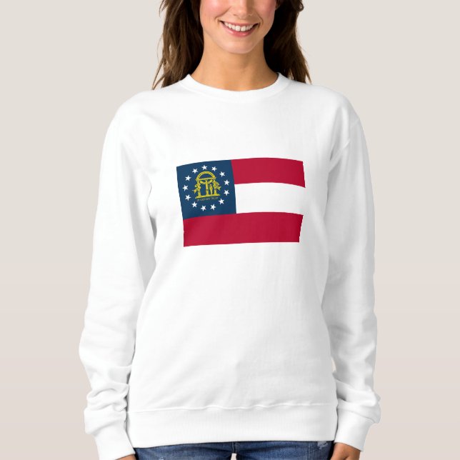 Georgia State Flag Sweatshirt (Front)