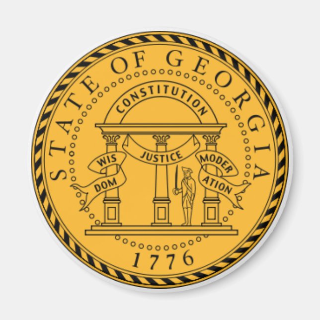 Georgia State Seal Magnet (Front)