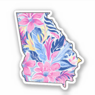 Georgia - Summer Sticker - Lilly Inspired
