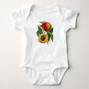 Georgia Territory Fruit The Peach Baby Bodysuit