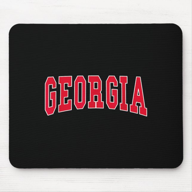 Georgia - Throwback Design - Clic  Mouse Pad (Front)