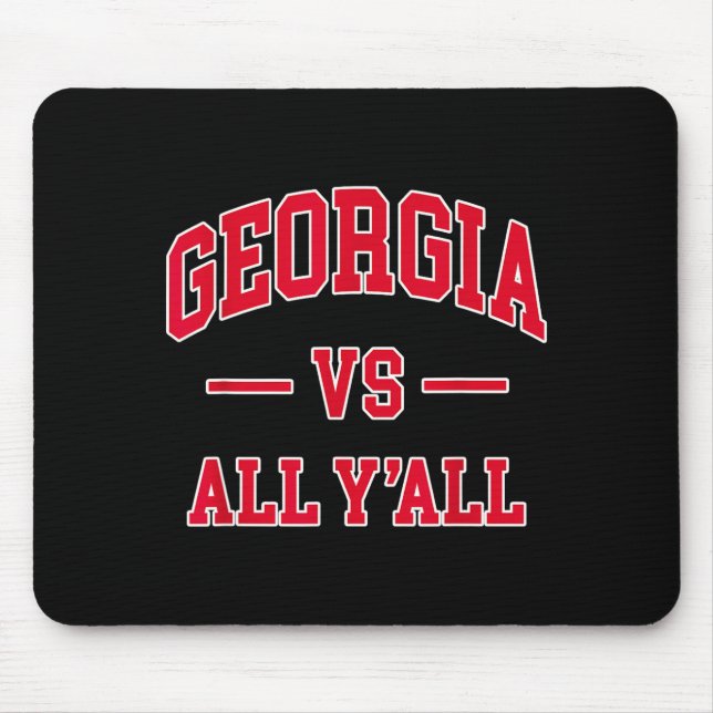 Georgia - Throwback Design - Clic  Mouse Pad (Front)