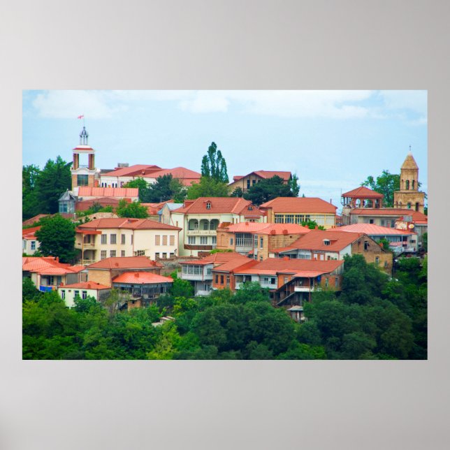 Georgia Town Landscape Poster (Front)