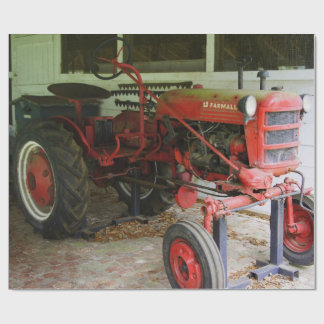 Georgia tractor wrapping paper