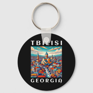 Georgia Trip And Tbilisi Key Ring