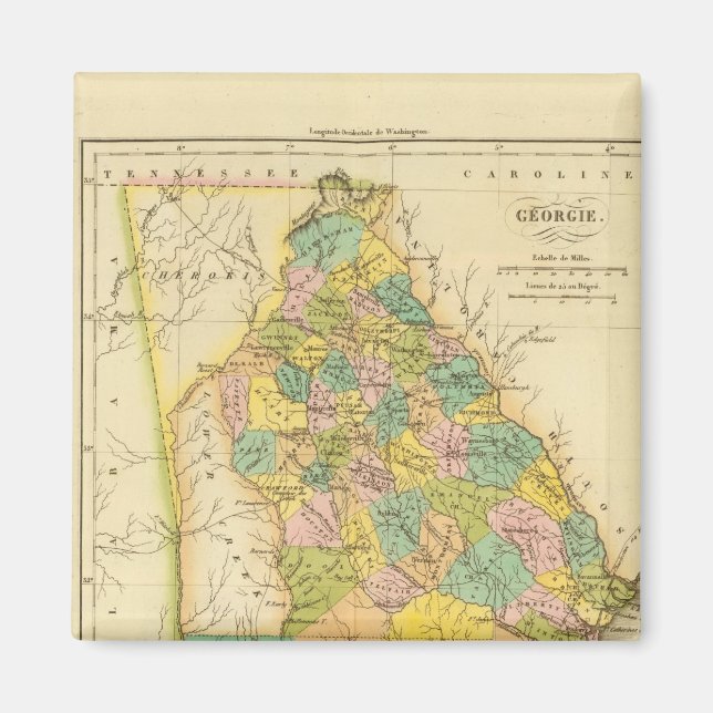 Georgia US Magnet (Front)