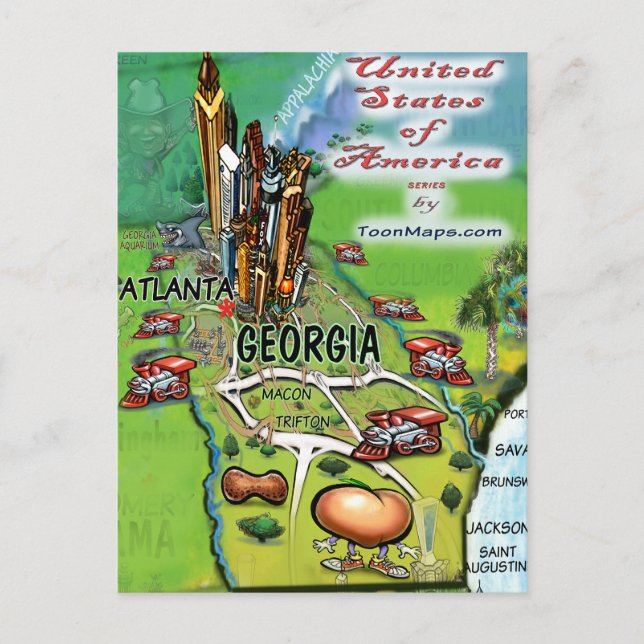 Georgia USA Card (Front)