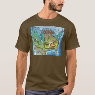 Georgia USA Map T-Shirt