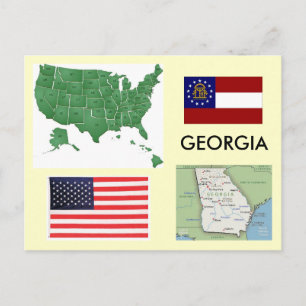 Georgia, USA Postcard