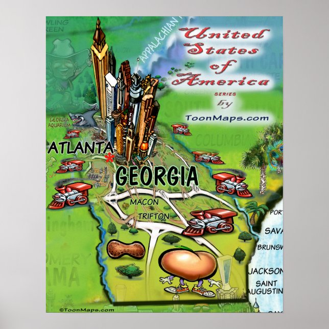 Georgia USA Poster (Front)