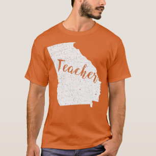 Georgia Vintage Home State Teacher Team Women Men T-Shirt