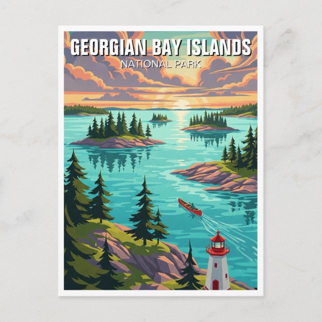 Georgian Bay Islands National Park Canada Postcard (Front)