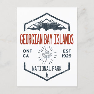 Georgian Bay Islands National Park Canada Vintage Postcard